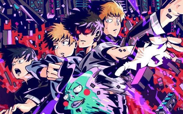 Cool Mob Psycho Background.