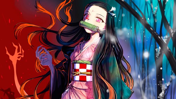 Cool Nezuko Wallpaper HD.