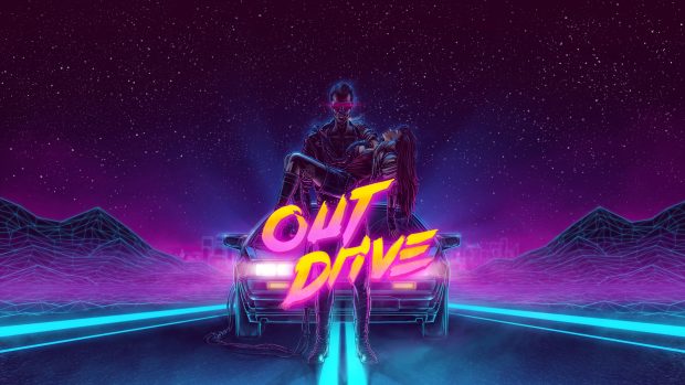 Cool Outrun Wallpaper HD.