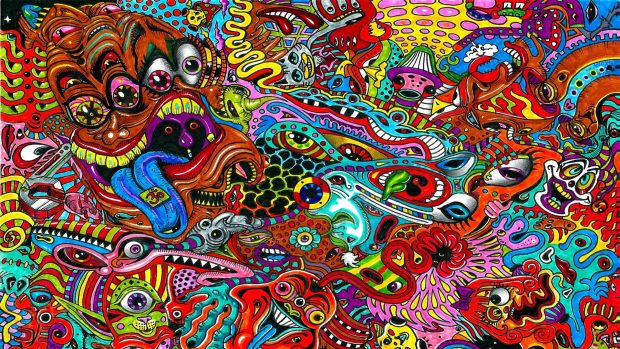 Cool Psychedelic Wallpaper HD.