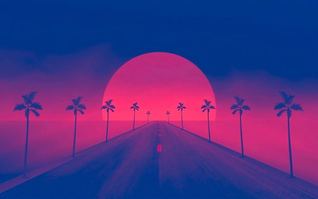 Cool Retrowave Background.