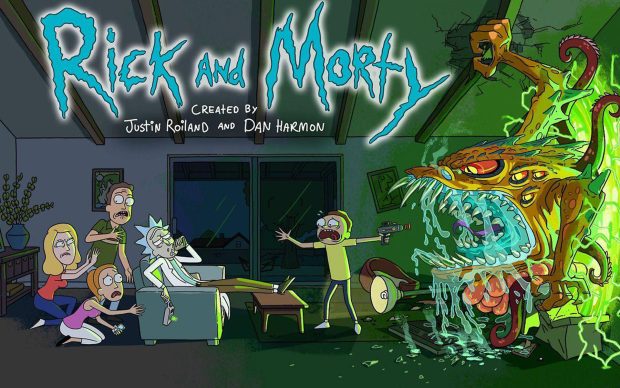 Cool Rick and Morty Background.