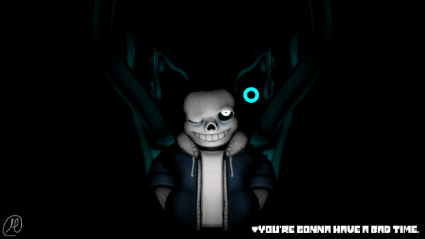 Cool Sans Undertale Background.