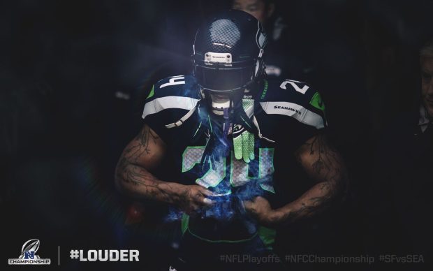 Cool Seahawks Wide Screen Wallpaper.