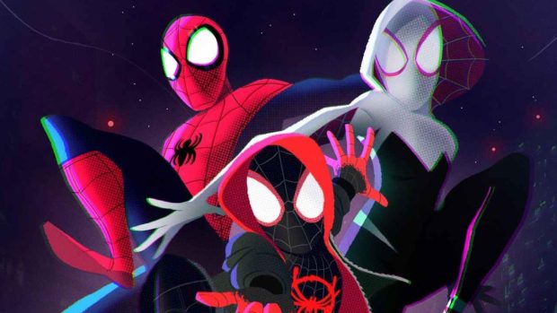 Cool Spider Man Into The Spider Verse Background.
