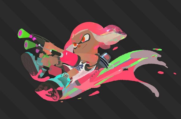 Cool Splatoon Background.