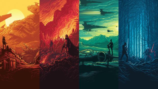 Cool Star Wars Wallpaper 4K Background.