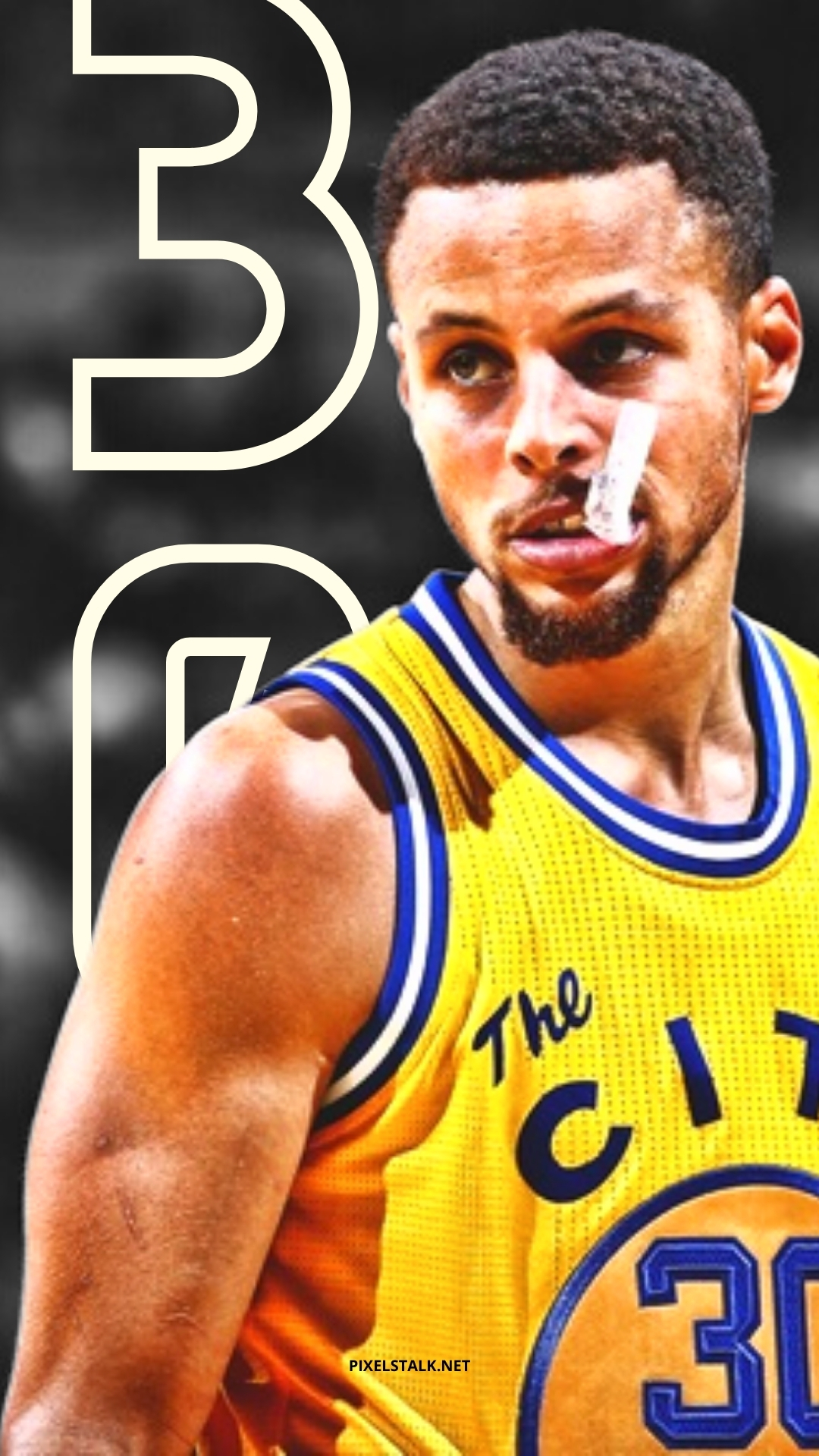 Steph Curry  Blue Background Wallpaper Download  MobCup