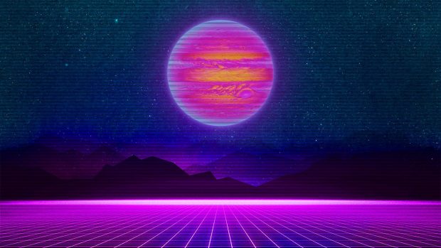 Cool Synthwave Wallpaper HD.
