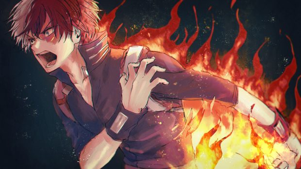 Cool Todoroki Desktop Background.