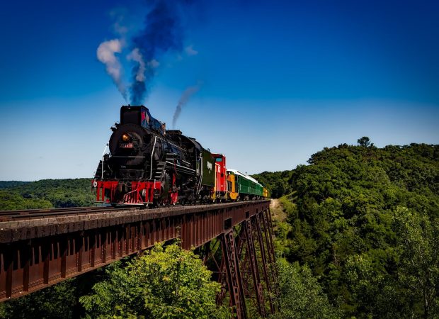 Cool Train Background.