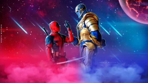 Cool Wallpapers For Boys HD Wallpaper Thanos vs Deadpool.