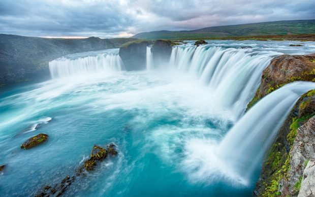 Cool Waterfall Background.