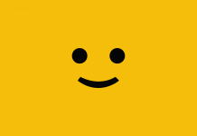 Cool Yellow Backgrounds Smile Face.