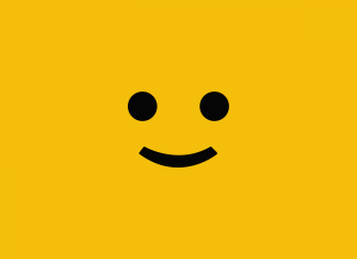 Cool Yellow Backgrounds Smile Face.