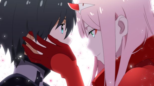 Couple Darling In The Franxx Background HD.