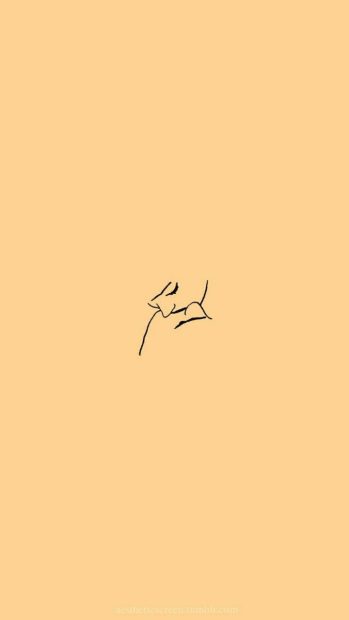 Couple Wallpaper Yellow Aesthetic HD.