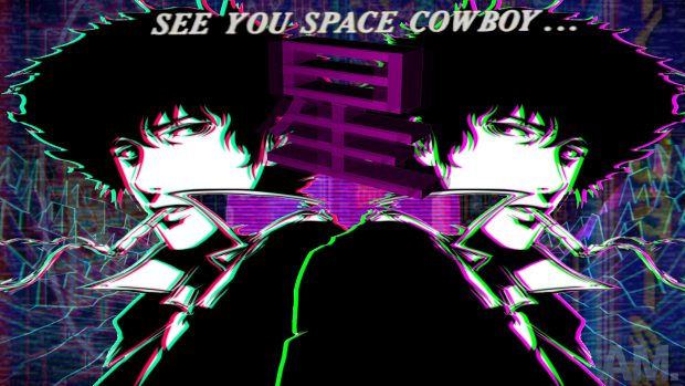 Cowboy Bebop Vaporwave HD Wallpaper.