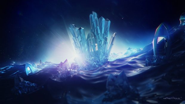 Crystal HD Wallpaper Computer.