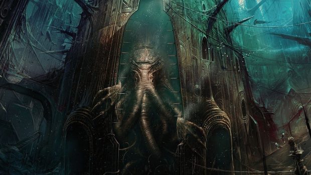 Cthulhu Wide Screen Wallpaper.