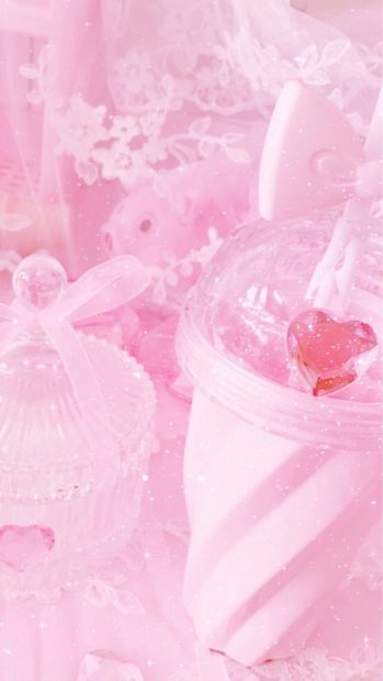 Cute Aesthetic Pink Wallpaper.