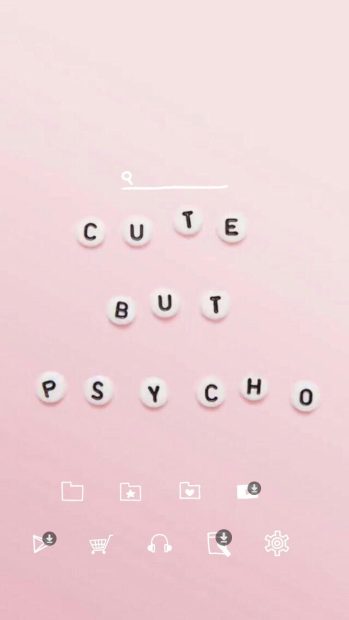 Cute Aesthetic Wallpaper HD But Psycho.