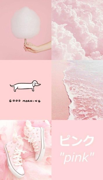 Cute Aesthetic Wide Screen Wallpaper Pink HD.