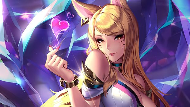 Cute Ahri Background.