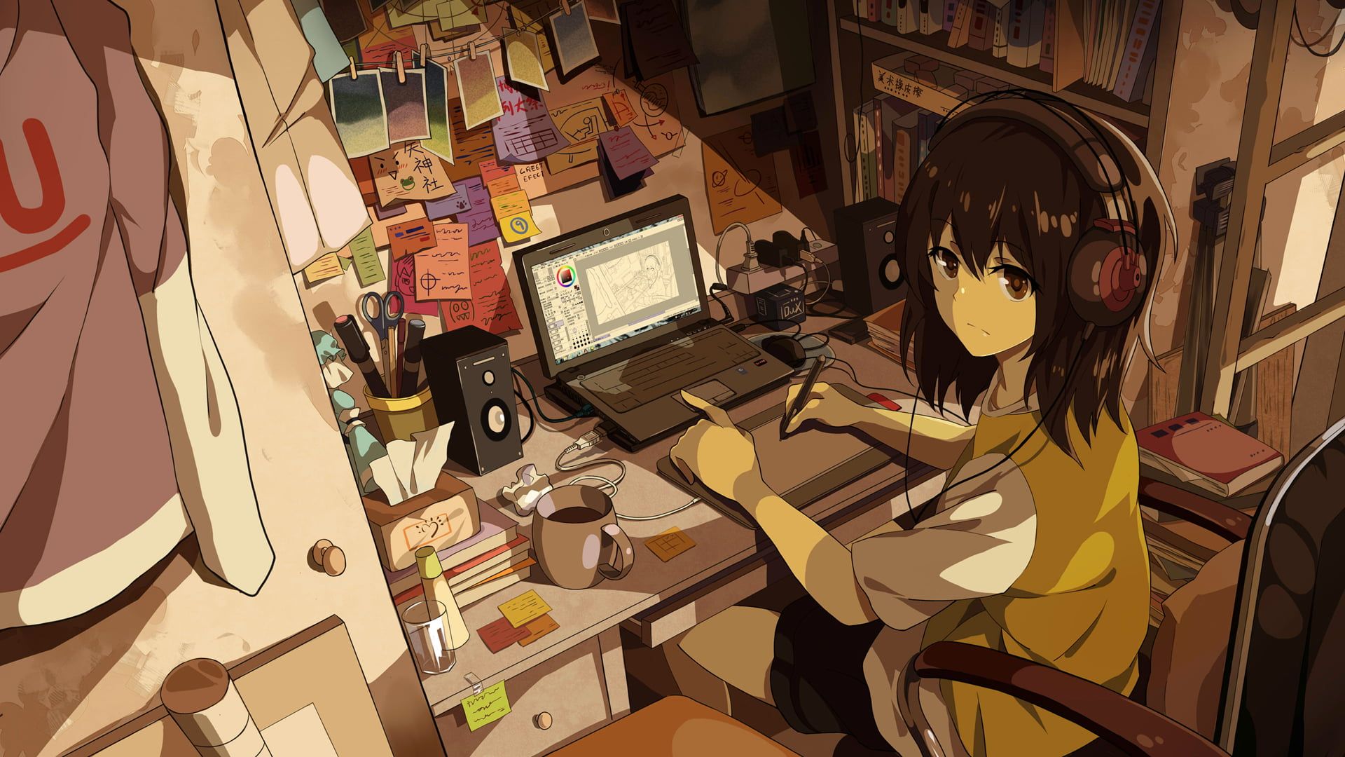 Anime Bedroom Desktop Wallpapers HD  PixelsTalkNet