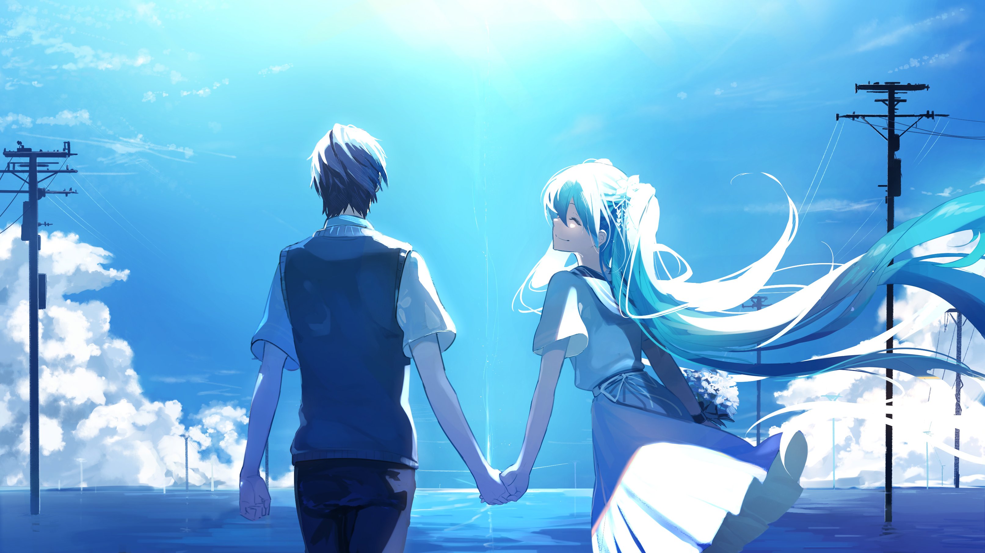 Romantic  Emotional Couples Anime Full HD Wallpapers