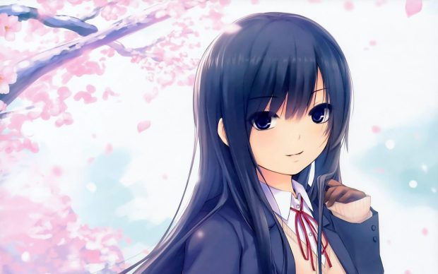 Cute Anime Girl HD Wallpaper.