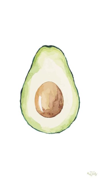 Cute Avocado Background for iPhone.
