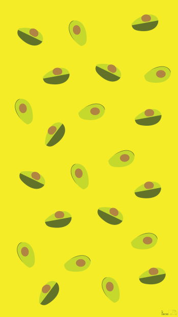 Cute Avocado HD Wallpaper.