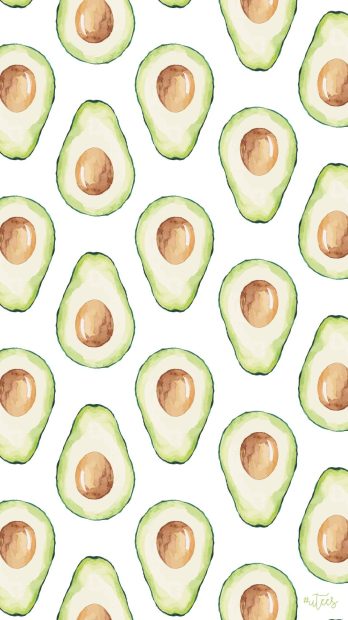 Cute Avocado Wallpaper High Resolution.