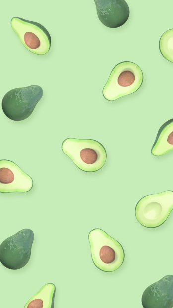 Cute Avocado Wallpaper for Mobile.