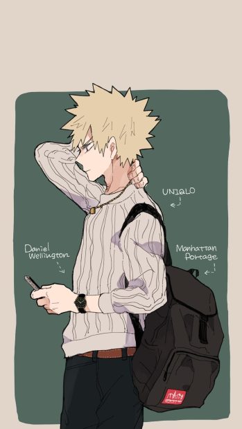 Cute Bakugou Wallpaper for Mobile.