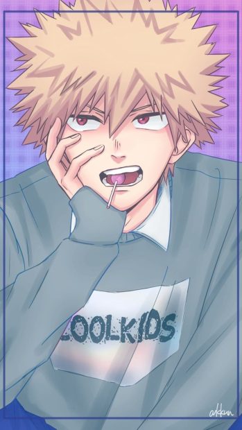 Cute Bakugou Wallpaper for iPhone.