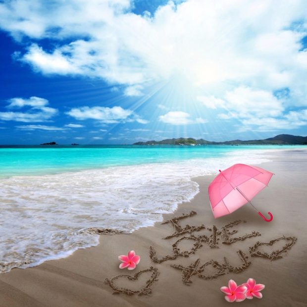Cute Beach Wallpaper Free Download.