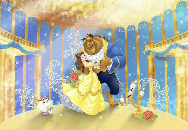 Cute Beauty And The Beast Wallpaper HD.