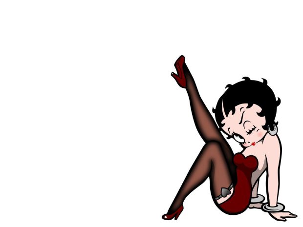 Cute Betty Boop Background.