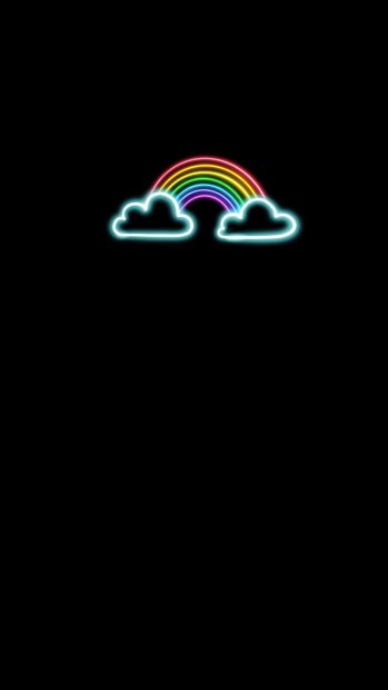 Cute Black Wallpaper For iPhone.