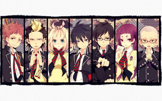 Cute Blue Exorcist Background.