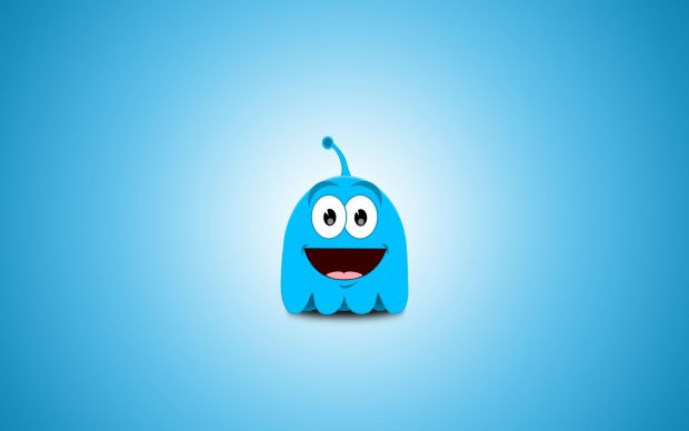 Cute Blue Wallpaper Free Download.