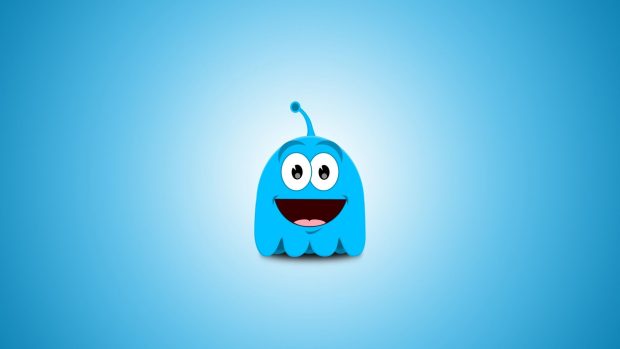 Cute Blue Wallpaper HD Free download.