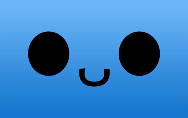 Cute Blue Wallpaper for Mac.