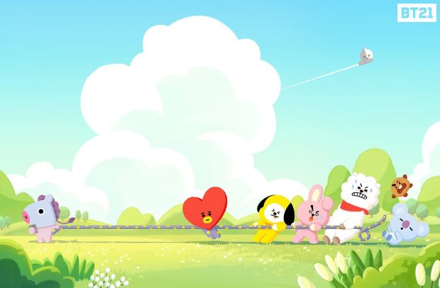 Cute Bt21 Background.