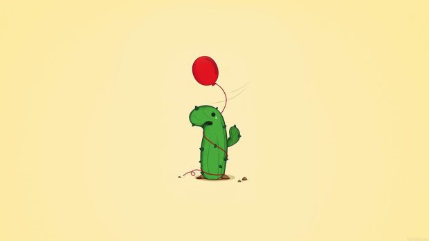 Cute Cactus Wallpaper.