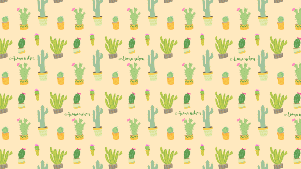 Cute Cactus Wallpaper High Resolution.