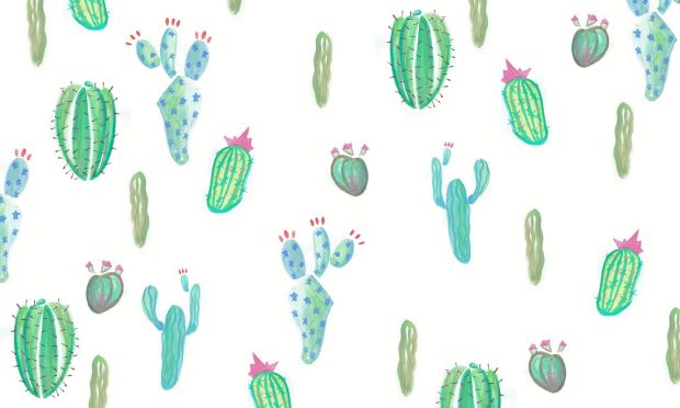 Cute Cactus Wallpaper for Windows.