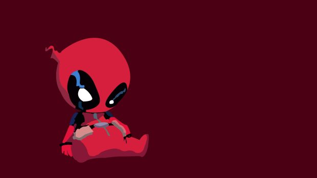 Cute Deadpool Background HD.